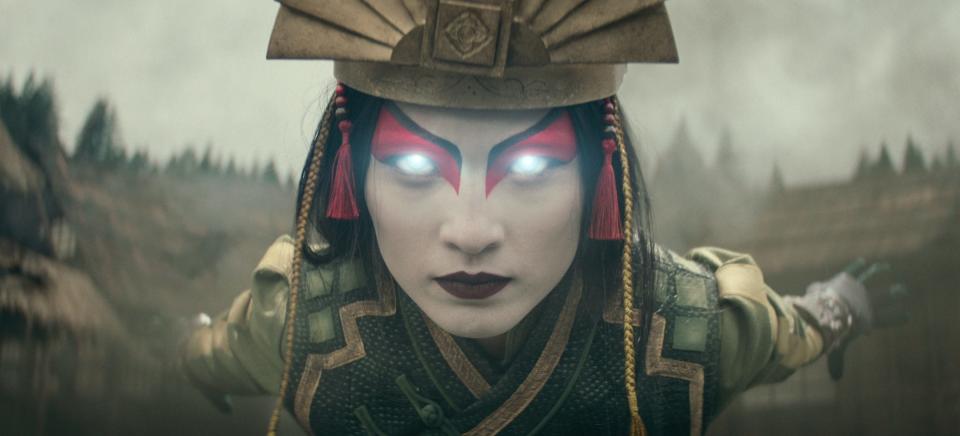 Yvonne Chapman as Avatar Kyoshi in season 1 of Avatar: The Last Airbender