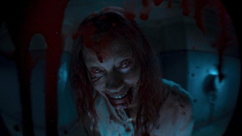 Alyssa Sutherland as Ellie in Evil Dead Rise.