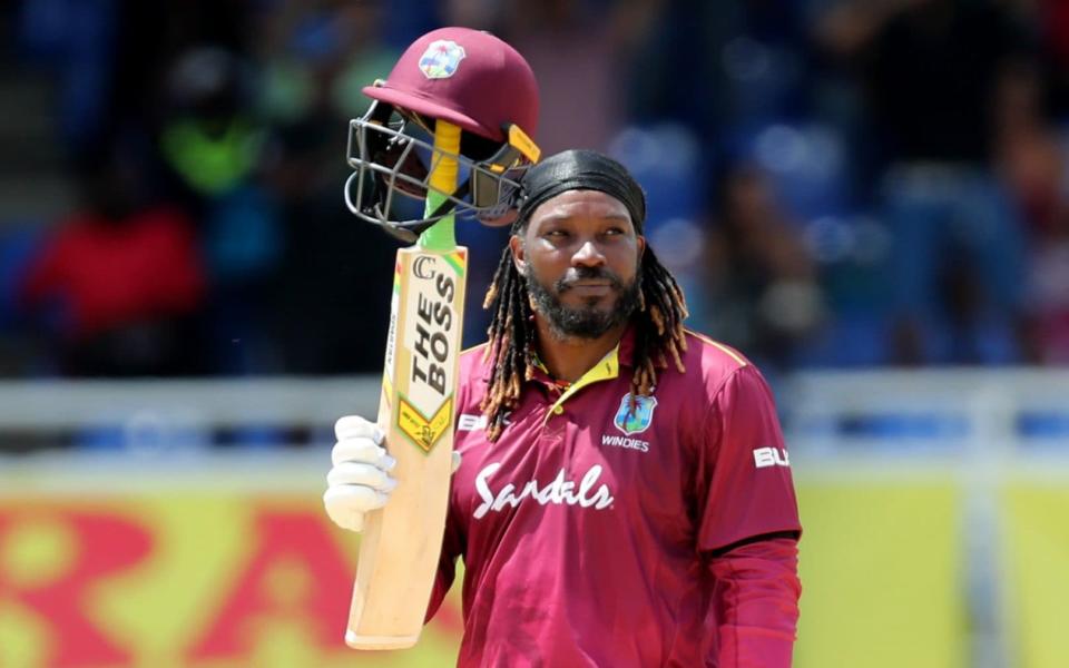 Chris Gayle's move to number three has seen his T20 career continue to flourish at a time when he might have been discarded - GETTY IMAGES