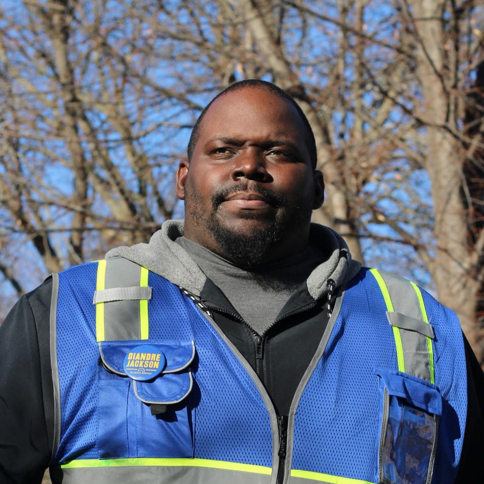 DiAndre Jackson, a candidate for Milwaukee Common Council, District 7