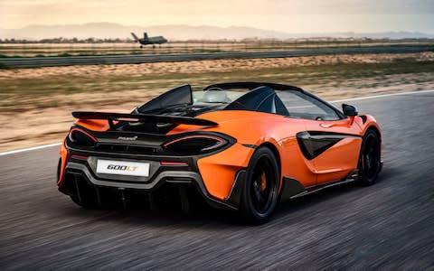 McLaren 600LT Spdier - Credit: Beadyeye