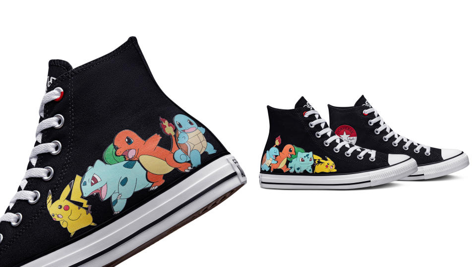 Converse x Pokémon 聯乘鞋款曝光！可愛度滿分25周年特別版Chuck Taylor 小精靈迷必定收藏