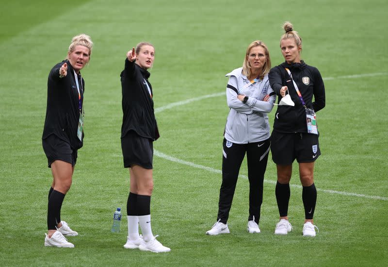 Women's Euro 2022 - England walkaround Wembley Stadium Pitch