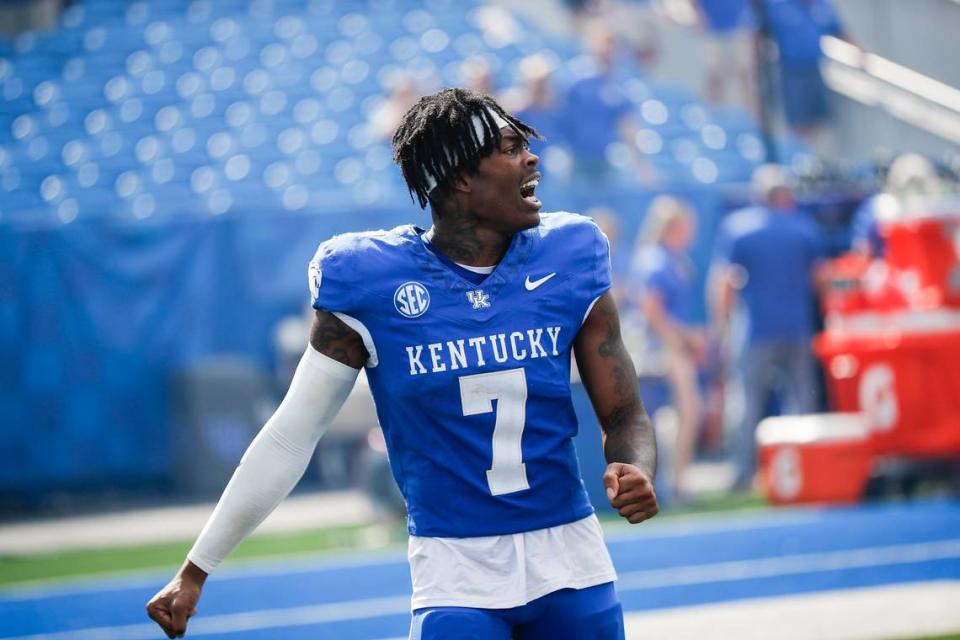 Star sophomore wide receiver Barion Brown did not play in the fourth quarter of the win over Florida after suffering an apparent injury.