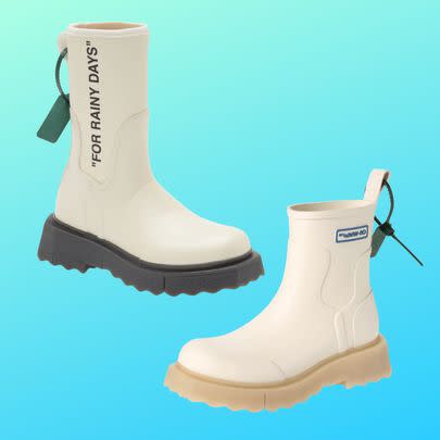 Off-White rain boots