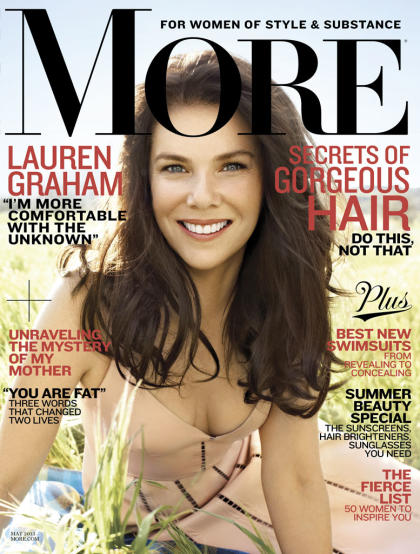 Lauren Graham in the May 2013 issue of "More"