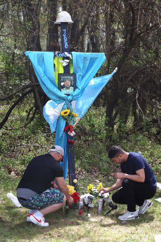 <p>mpi34/MediaPunch/IPx</p> Memorial for fallen Key Bridge workers