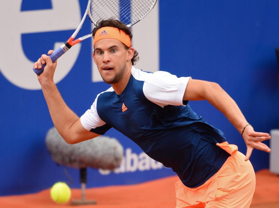 Thiem congratulated Nadal after his defeat (AFP/Getty)