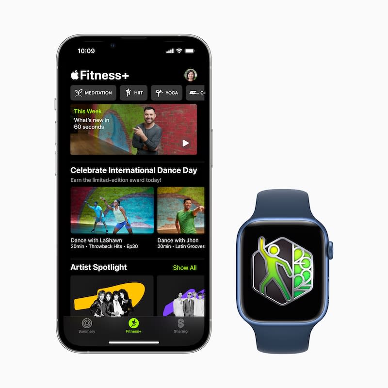 Apple Fitness+ offers more dance workout options this month in conjunction with International Dance Day. — Picture courtesy of Apple