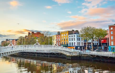 Ha'penny Bridge, Dublin - Credit: Getty