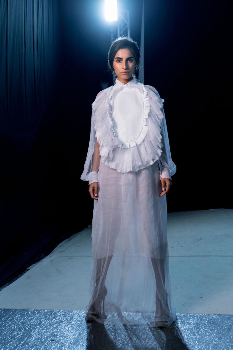 Nabil Naya lshow during Fashion Forward in 2017