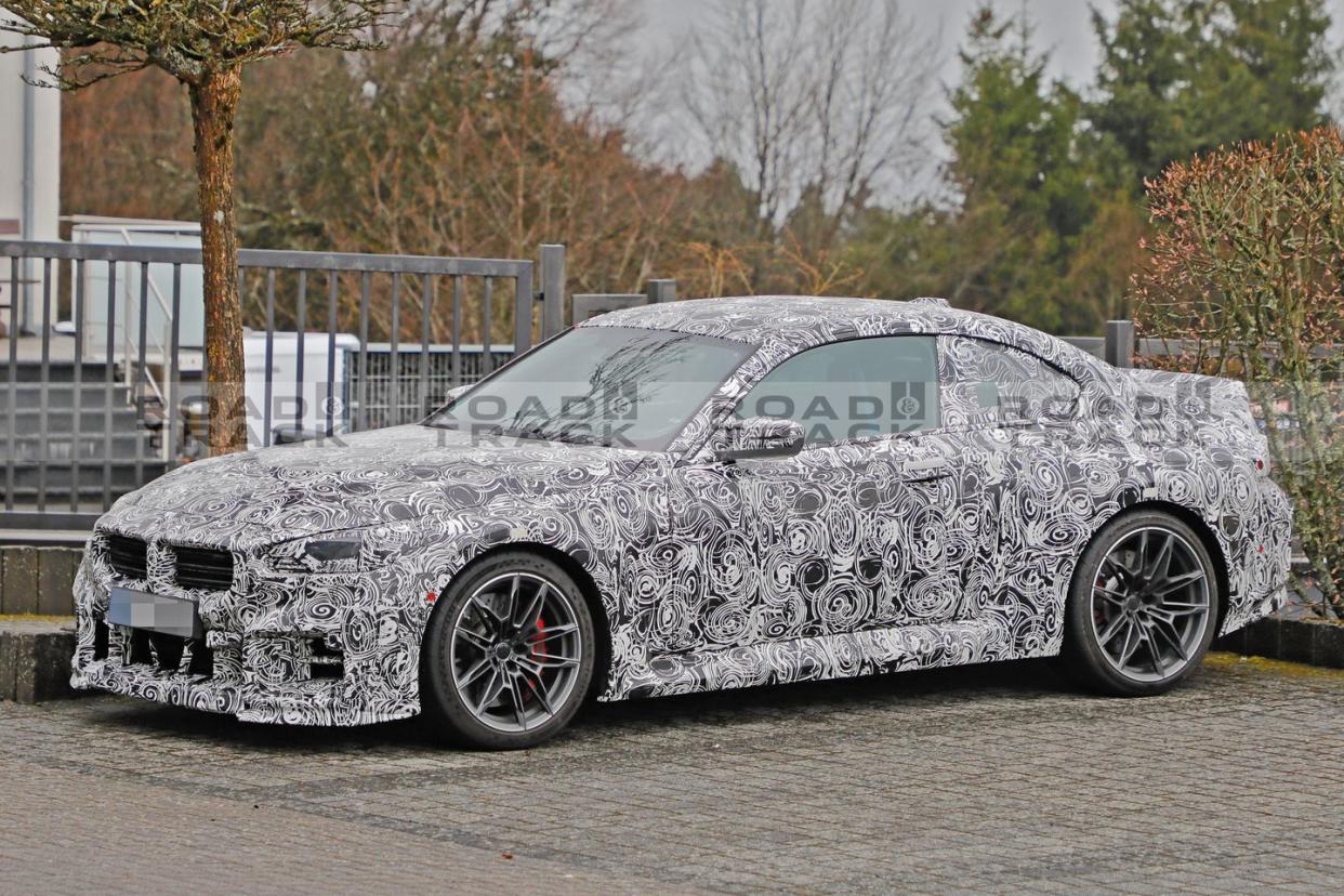 bmw m2 cs prototype camouflaged