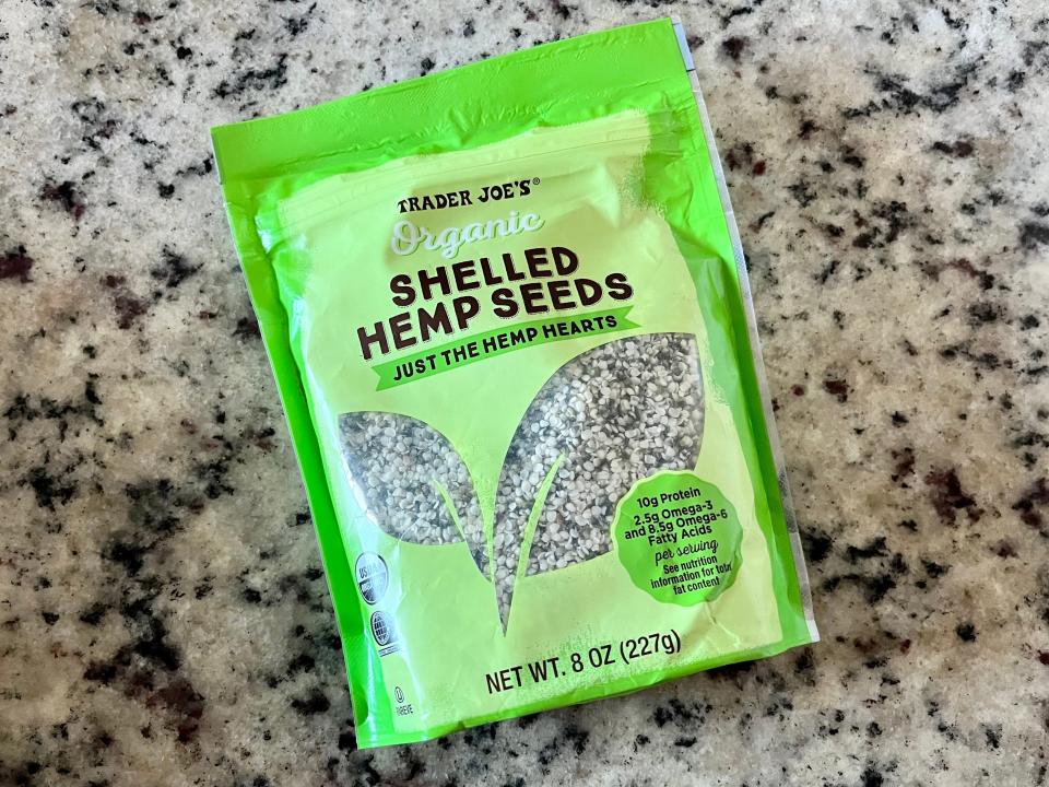 Trader Joe's organic shelled hemp seeds