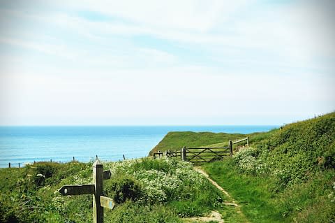 There are lovely coastal walks to enjoy - Credit: GETTY