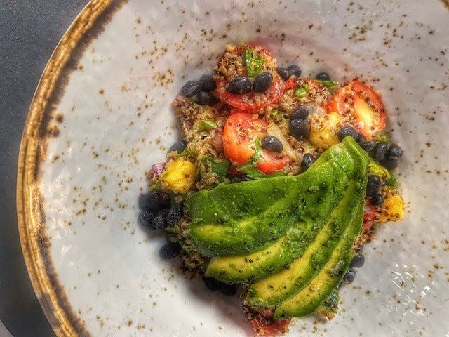 Quinn's tropical quinoa salad at JW Marriott on Marco