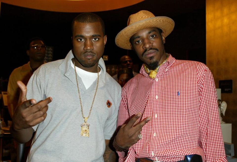 Kanye West Andre 3000 thegrio.com