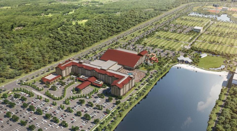 The Naples Great Wolf Resort is planned for 500 suites and a 100,000-square-foot indoor water park on 20 acres in eastern Collier County near Intestate 75.