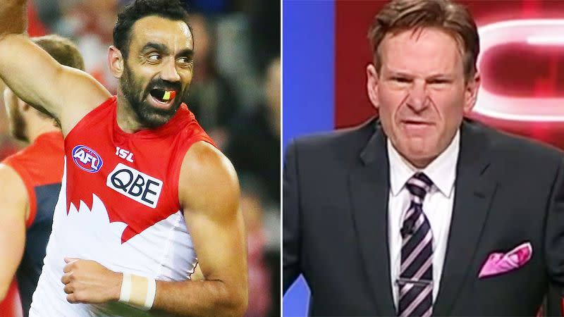 Sam Newman has been an outspoken critic of Adam Goodes.