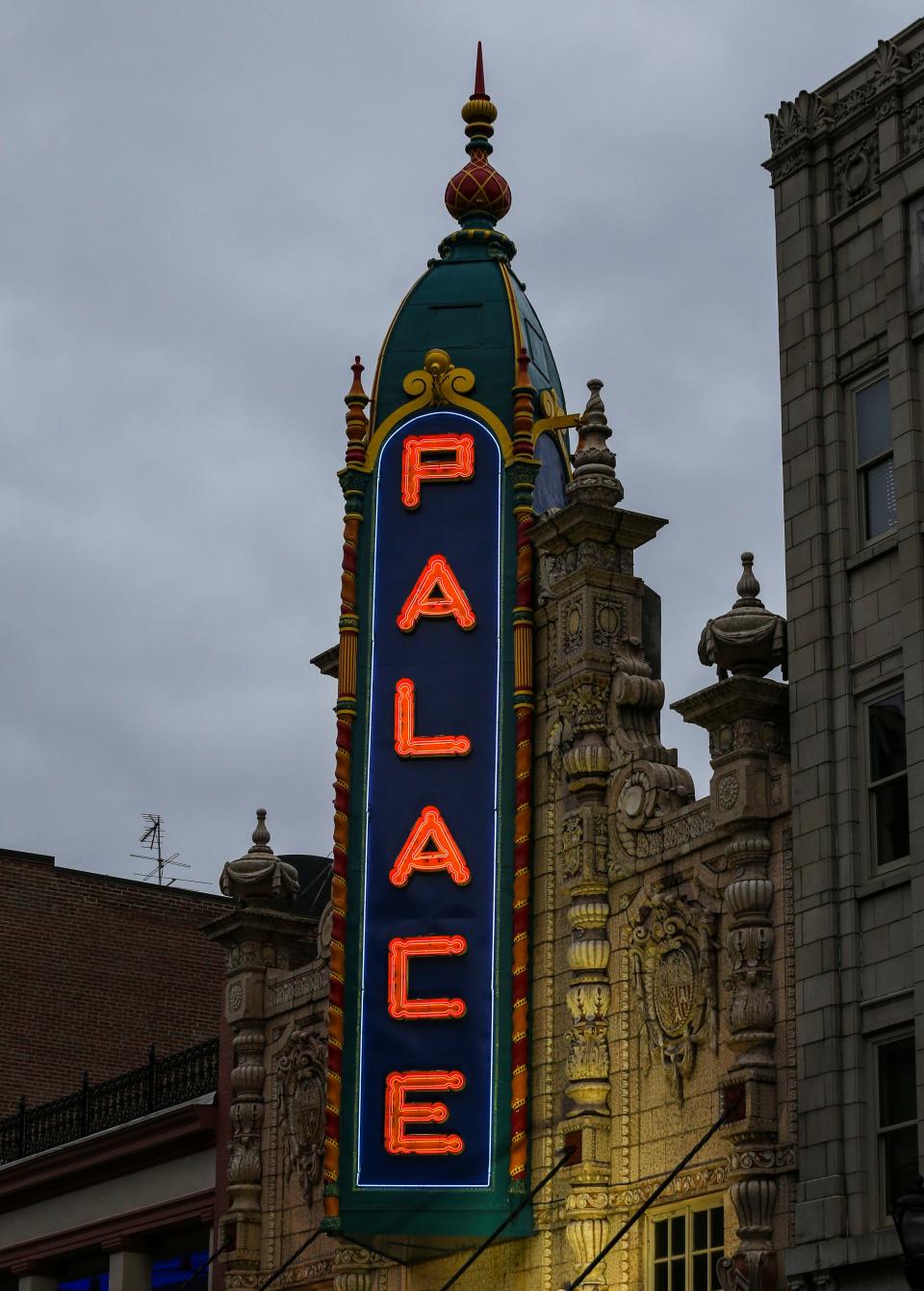 The Louisville Palace Theatre sign on Fourth Street in downtown Louisville, Ky. The music venue opened in 1928. Jacket  Dec. 9, 2019