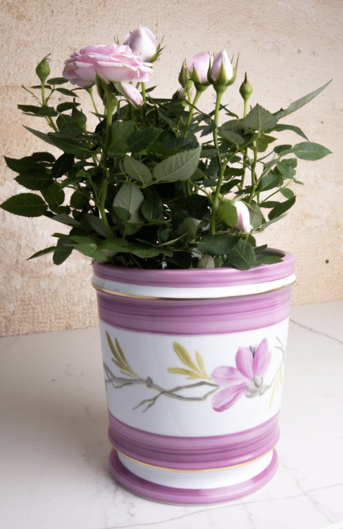 Directoire Flower Pot, Medium, Frise D’Orient