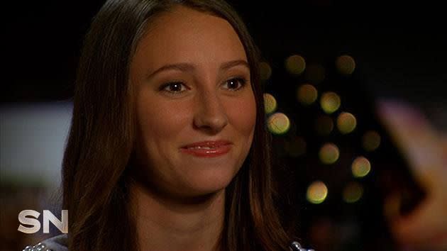 Katelyn in her interview with Sunday Night