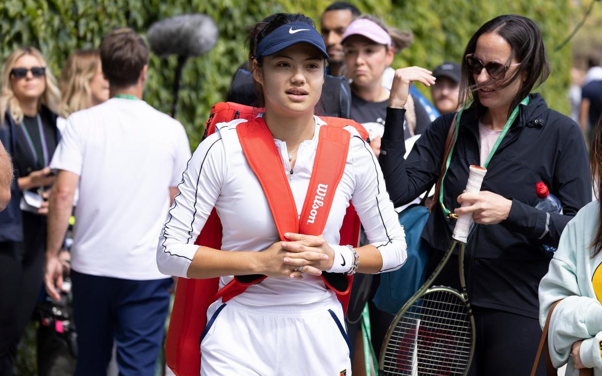 Emma Raducanu admits there will be nerves before Centre Court Wimbledon debut - Eddie Mulholland