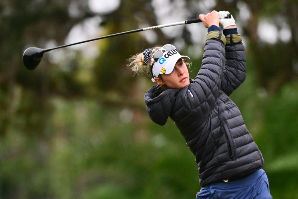 Nelly Korda y Annika Sorenstam lideran los campos respectivos del Torneo de Campeones. El domingo jugarán juntos.