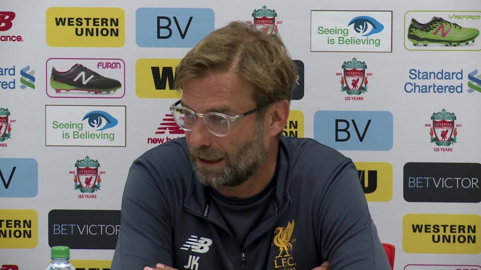 Liverpool manager Jurgen Klopp rejects claims from his former boss that Manchester United were his ‘favourite club’.