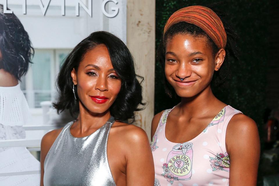 Producer/actress Jada Pinkett Smith and actress Willow Smith attend the Haute Living Celebrates Jada Pinkett Smith with Armand de Brignac event at Catch LA on July 10, 2017 in West Hollywood, California.