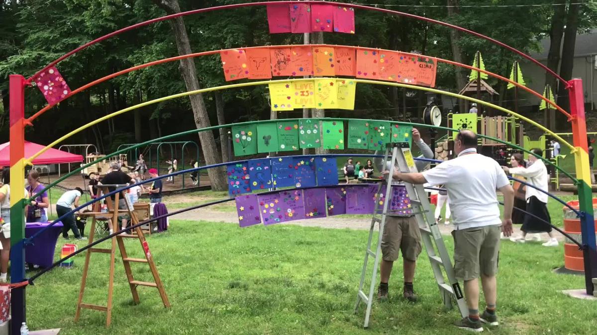 Boonton Rainbow Pride celebration