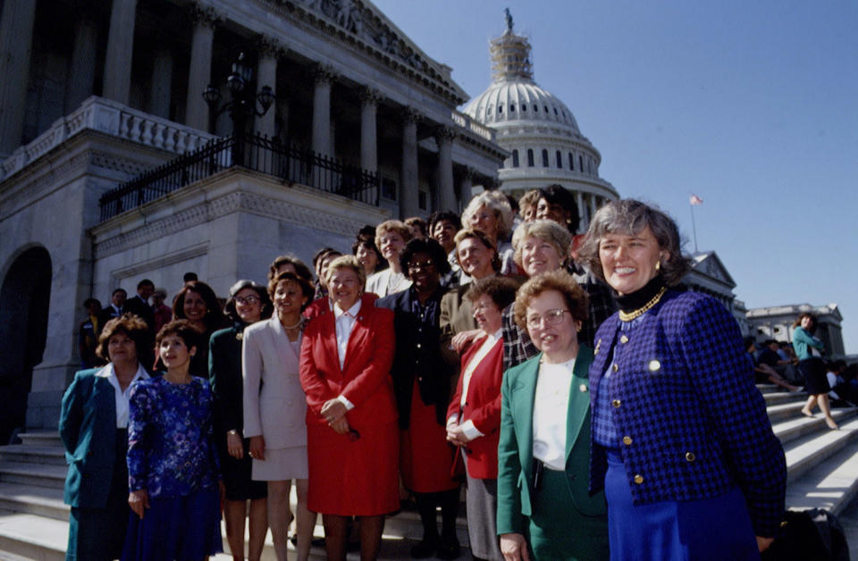 48 FEMALE MEMBER IN AMERICAN CONGRESS (Photo by Jeffrey Markowitz/Sygma via Getty Images)