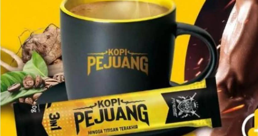 新加坡一款「戰鬥咖啡」含有超標壯陽成份。（圖／翻攝自臉書）