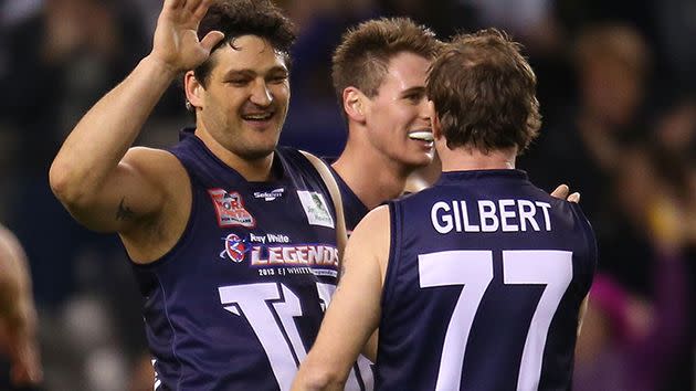 Fev in last year's EJ Whitten Legends Game. Image: Getty