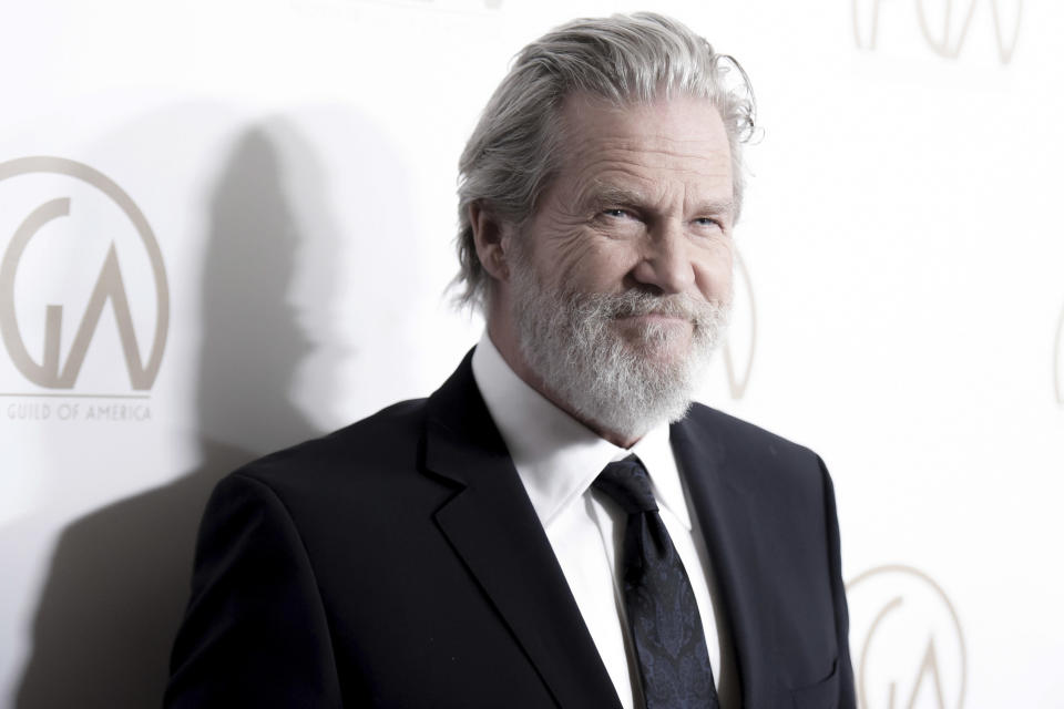 Jeff Bridges attends the 28th Annual Producers Guild Awards held at the Beverly Hilton Hotel on Saturday, Jan. 28, 2017, in Beverly Hills, Calif. (Photo by Richard Shotwell/Invision/AP)