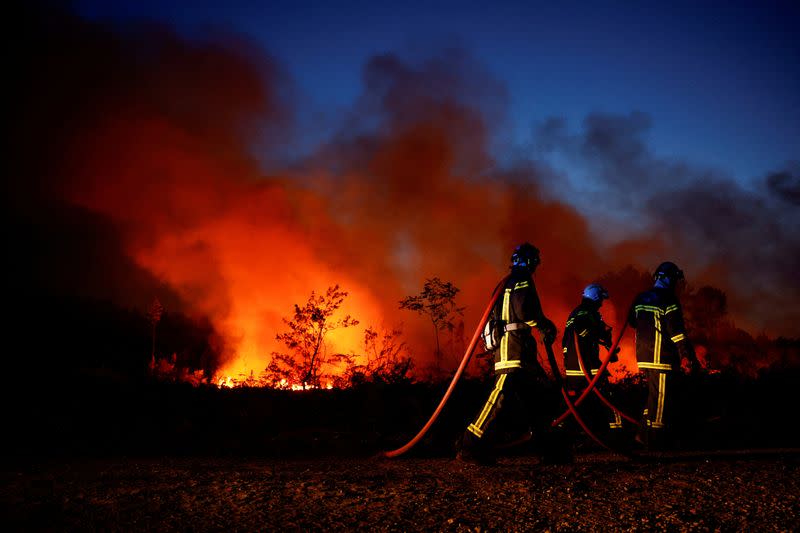 Wildfires in southwestern France