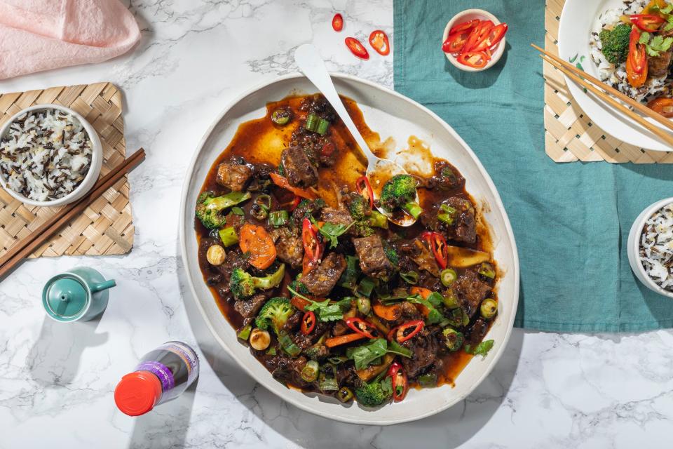 The rice soaks up the flavour from the beef and broccoli and works as a great base for the dish (Lee Kum Kee - Jeremy Pang)