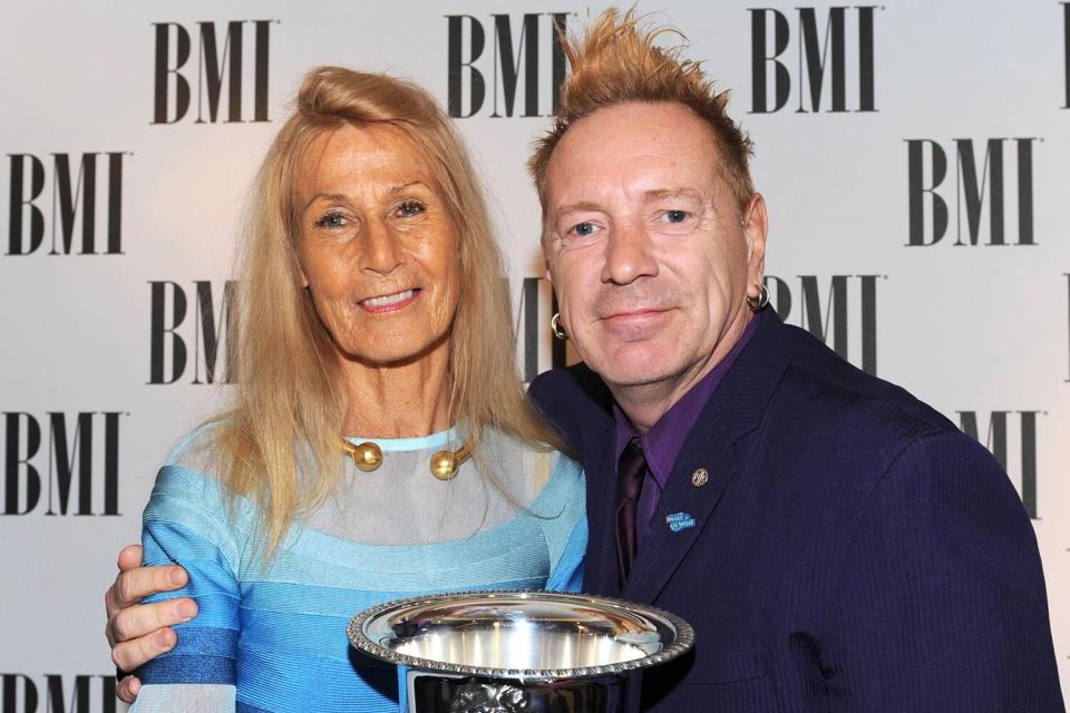 Nora Foster and John Lydon in 2013