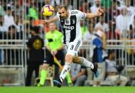 Soccer Football - Italian Super Cup - Juventus v AC Milan - King Abdullah Sports City, Jeddah, Saudi Arabia - January 16, 2019 Juventus' Giorgio Chiellini in action REUTERS/Waleed Ali