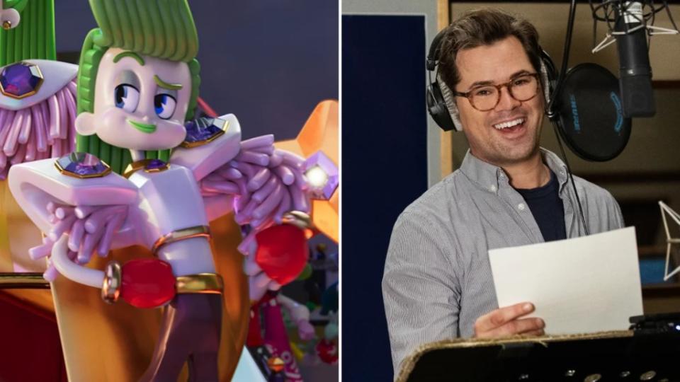 Andrew Rannells as Veneer in “Trolls Band Together” (DreamWorks Animation)