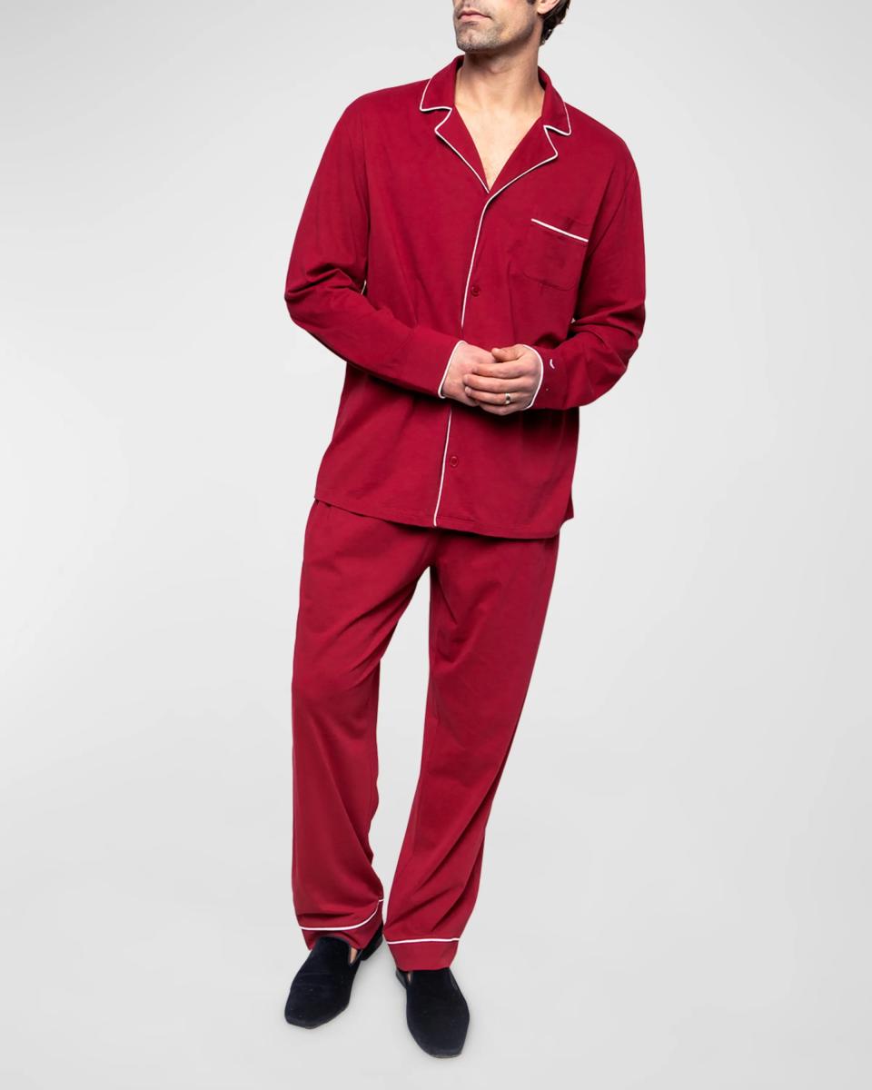 Petit Plume Men's Luxe Pima Pajama Set
