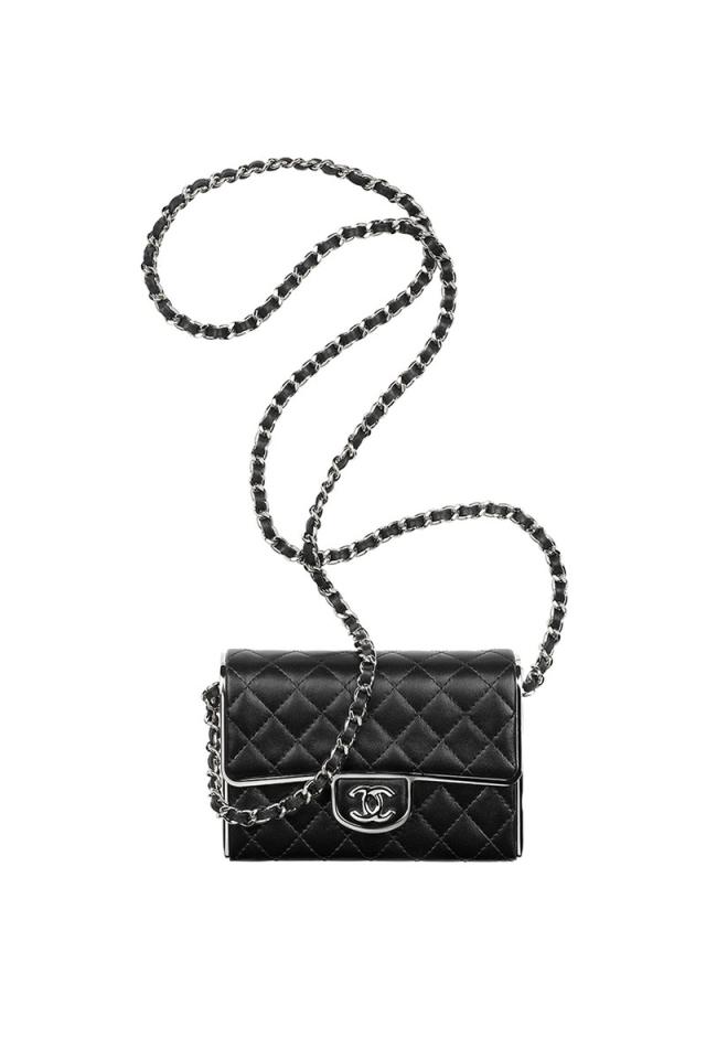 Small leather goods of the 2021/22 Métiers d'art CHANEL Fashion collection  : Multi Clutch with Handle, l…