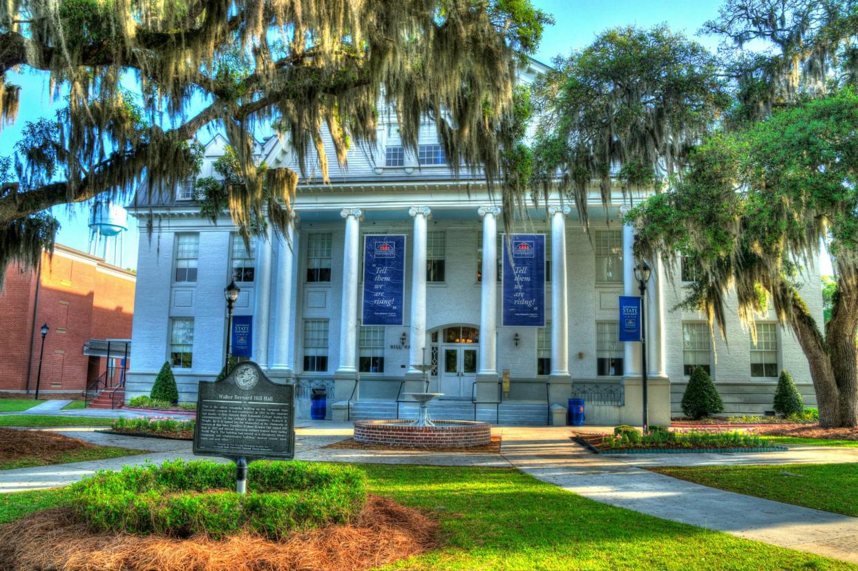 Hill Hall, built in 1901, is the oldest building on the Savannah State University campus.