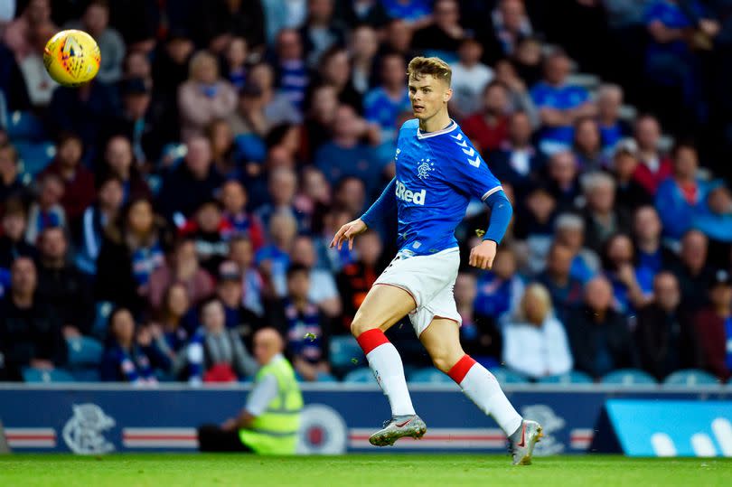 Josh McPake in action for Rangers -Credit:SNS Group