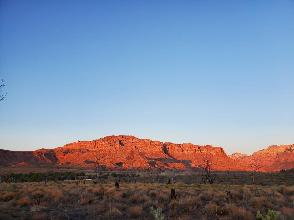 The hike up to Guacamole Trail in Utah offers stunning views.