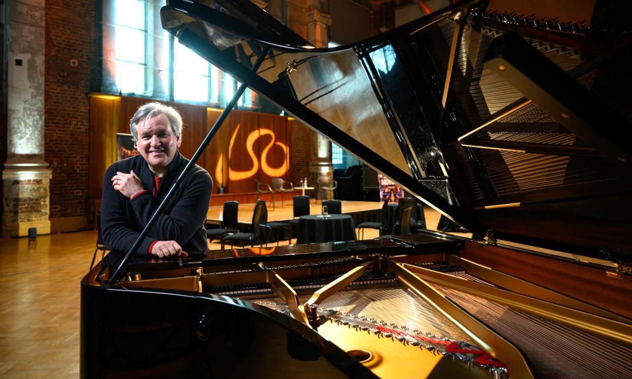 <span>Antonio Pappano, Chief Conductor of the London Symphony Orchestra, at a press conference announcing the 2024/25 Season at LSO St Luke's, London.</span><span>Photograph: Doug Peters/PA Media Assignments/PA</span>