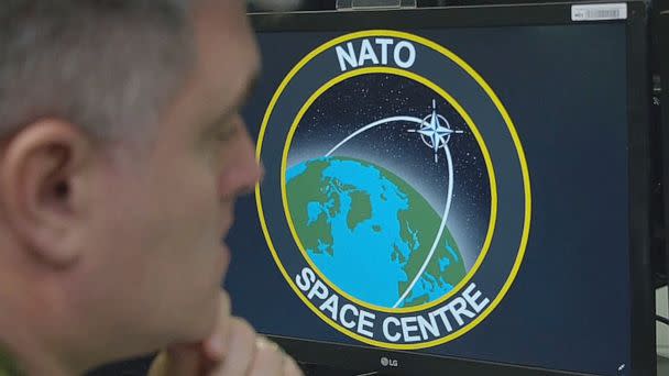 PHOTO: ABC News got exclusive access to NATO's Space Centre in Ramstein, Germany. (ABC News)