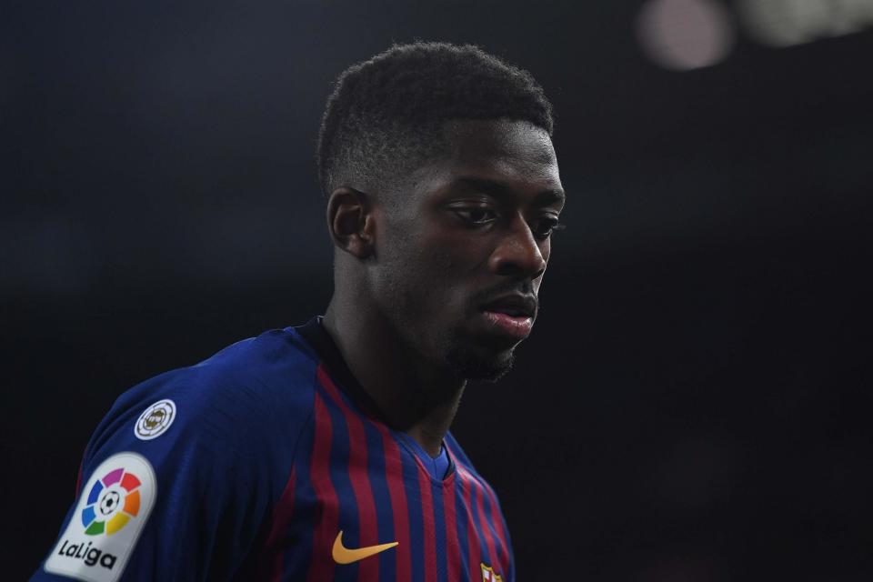 The subject of Dembele once again dominated a Barcelona press conference: Getty Images