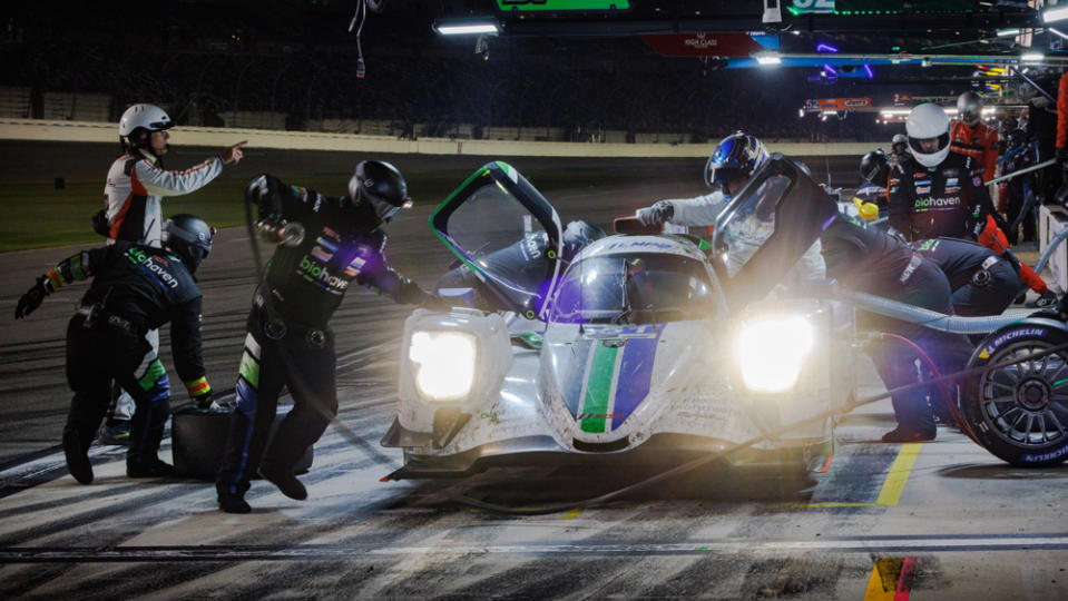 A Pit Stop at the 2023 Rolex 24 At Daytona