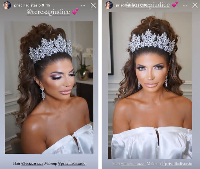 Style Living Ig Rhonj Teresa Giudice Wedding Look 2