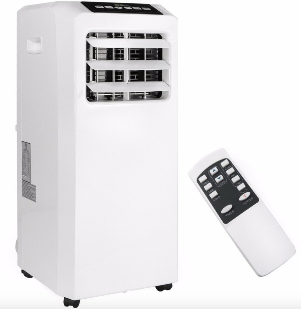 Portable 8000 BTU AC Air Conditioner Dehumidifier Fan A/C Unit. (Photo: Ebay)